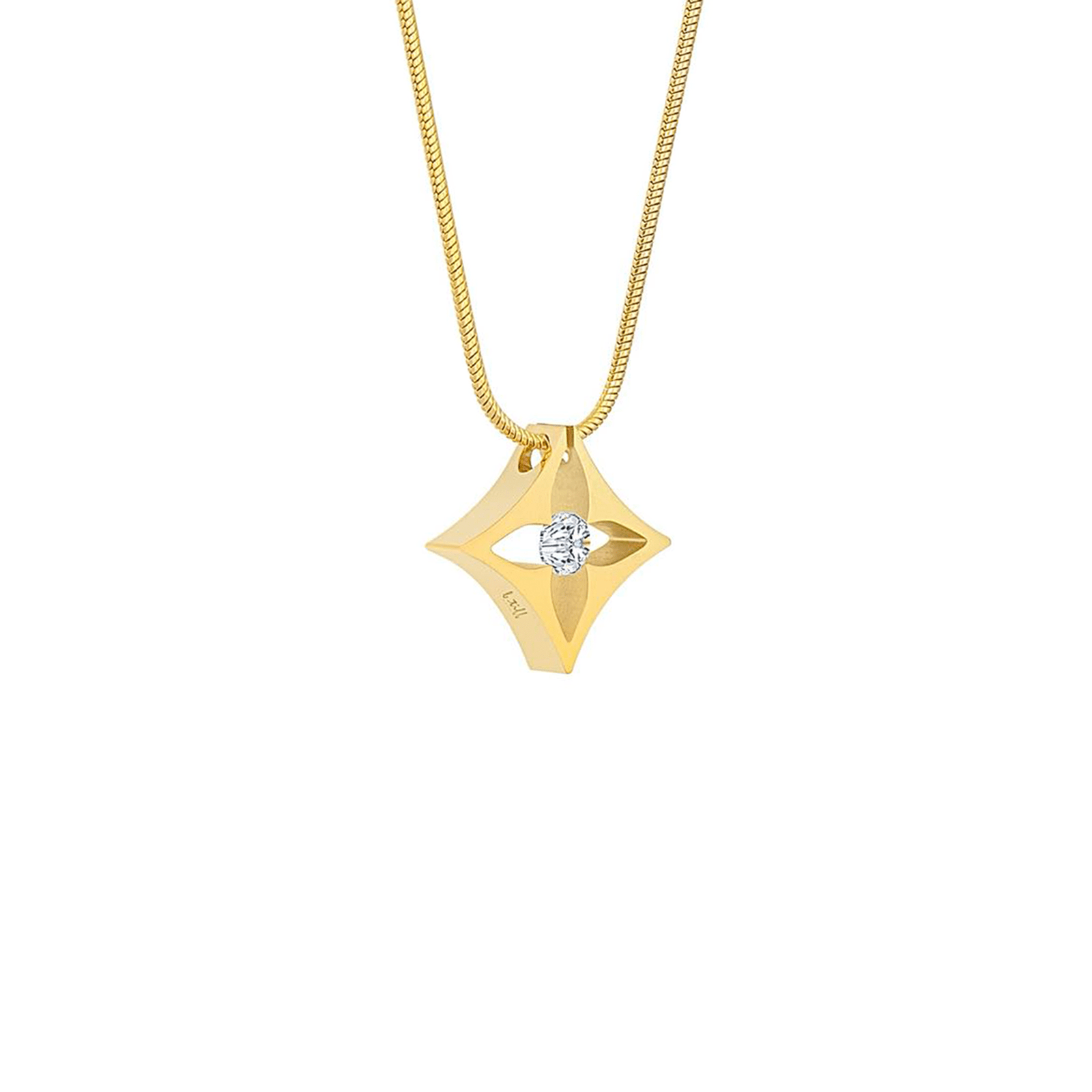 PT138G B.Tiff Gold Floro Pendant - PBNJ FASHIONS