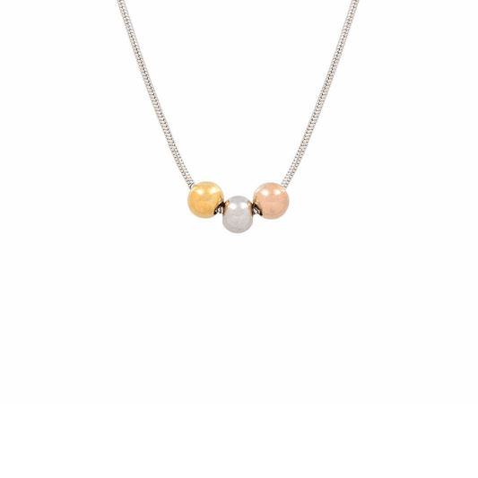PT302W B.Tiff Triolette Pendant Necklace - PBNJ FASHIONS