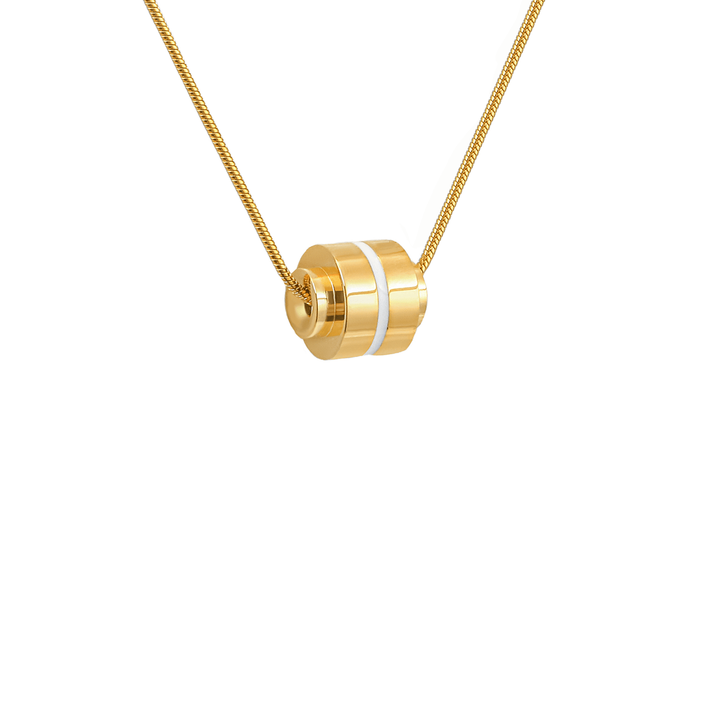 PT303GW B.Tiff Gold Bearing Pendant Necklace - PBNJ FASHIONS