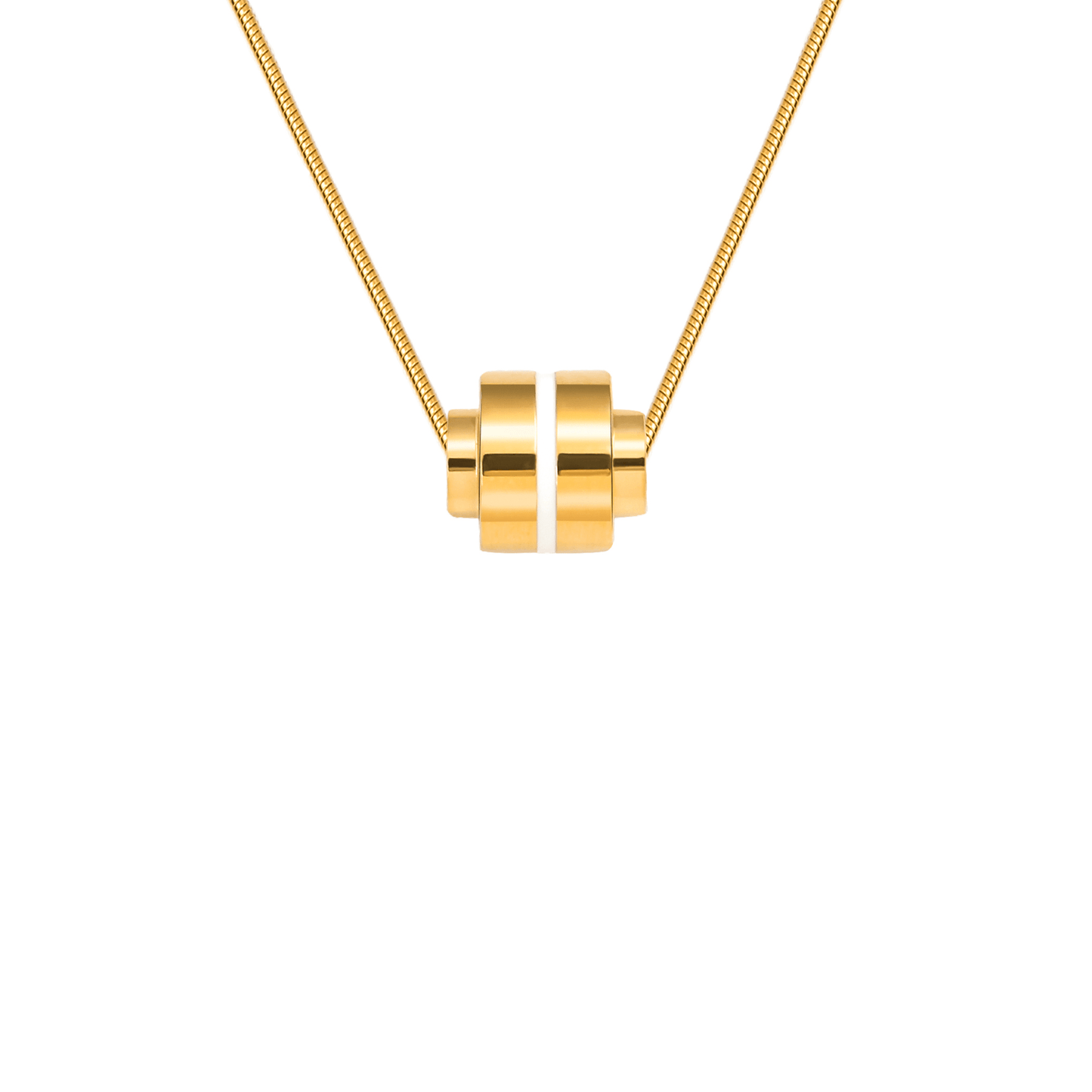 PT303GW B.Tiff Gold Bearing Pendant Necklace - PBNJ FASHIONS