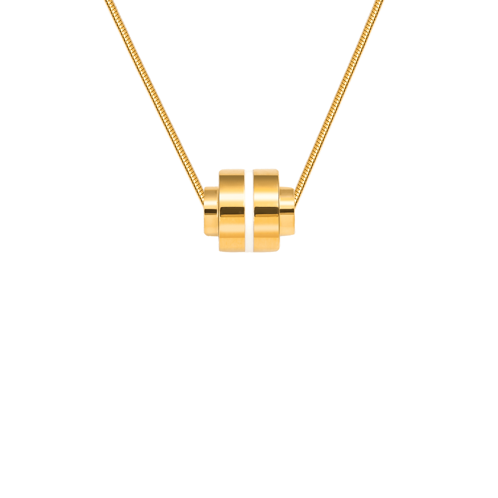 PT303GW B.Tiff Gold Bearing Pendant Necklace - PBNJ FASHIONS