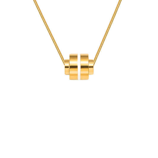 PT303GW B.Tiff Gold Bearing Pendant Necklace - PBNJ FASHIONS