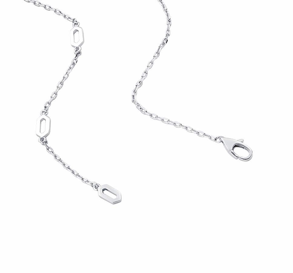 PT307W B.Tiff Pavé Viper Pendant Necklace - PBNJ FASHIONS
