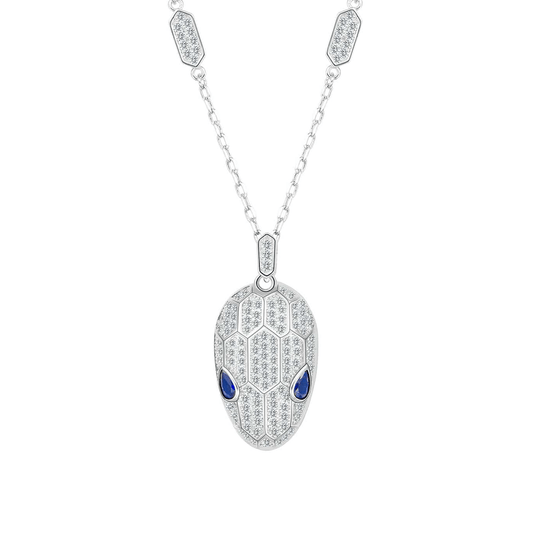 PT307W B.Tiff Pavé Viper Pendant Necklace - PBNJ FASHIONS