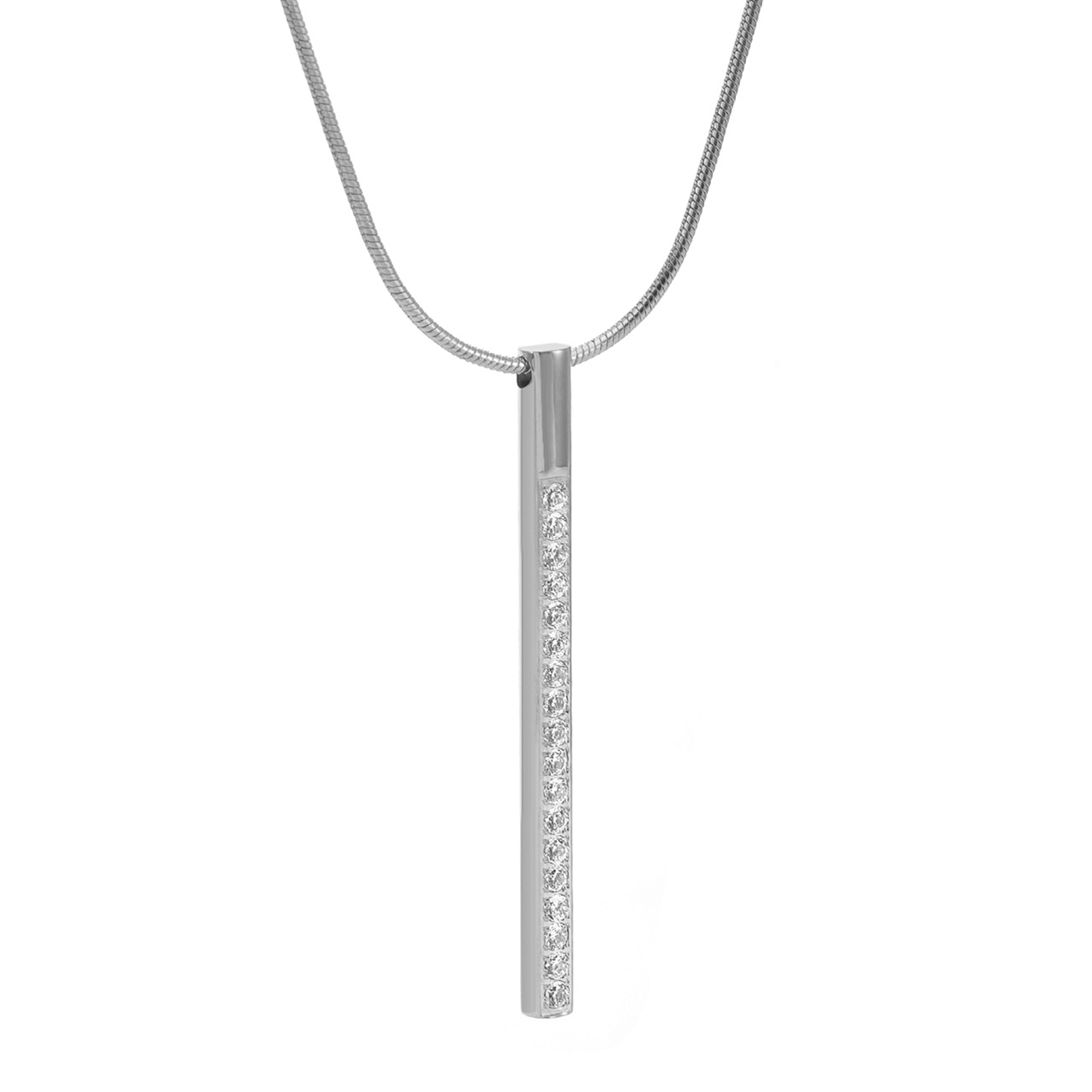PT318W B.Tiff Pave Bar Pendant - PBNJ FASHIONS