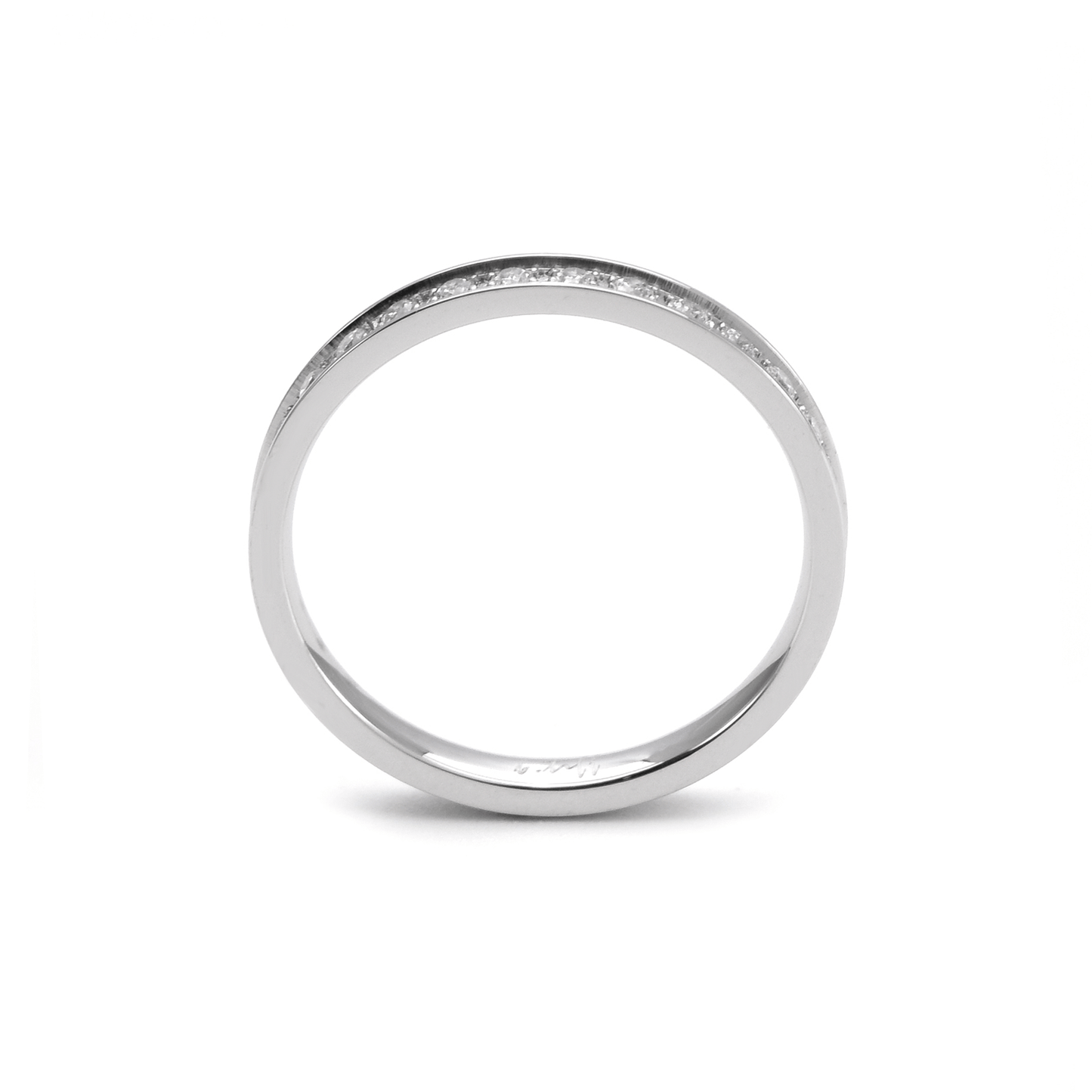 RG111W B.Tiff Stacking .01 ct Eternity Ring [Thin Band] - PBNJ FASHIONS