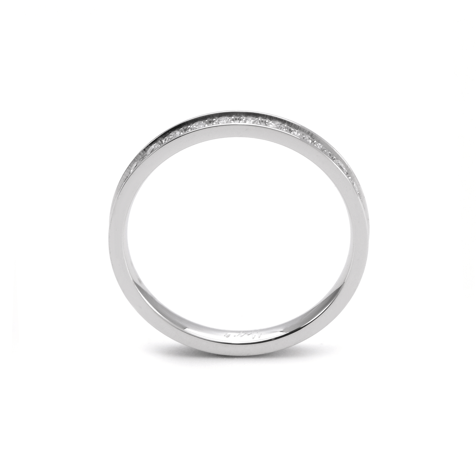 RG111W B.Tiff Stacking .01 ct Eternity Ring [Thin Band] - PBNJ FASHIONS