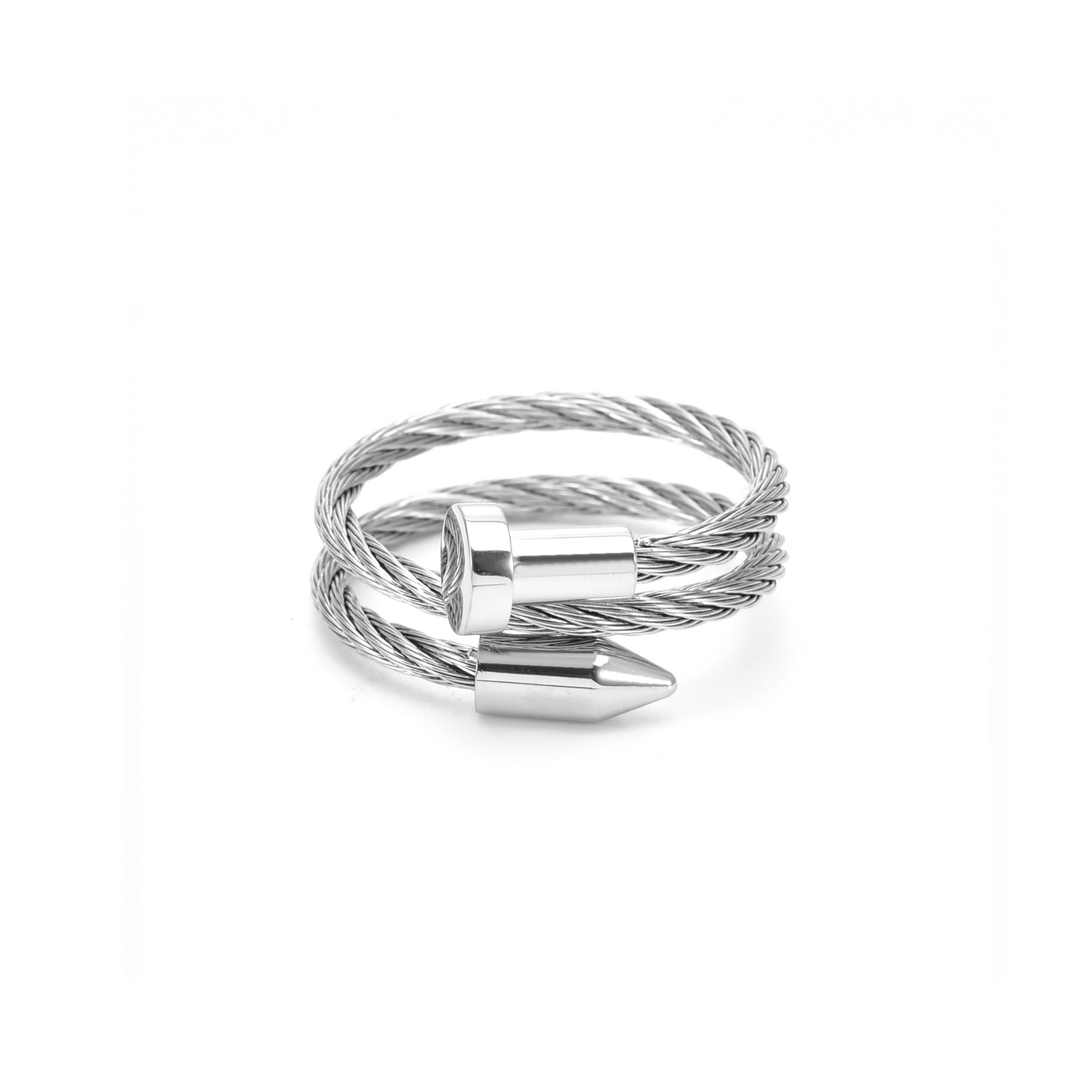 RG116W B.Tiff Pointe Cable Adjustable Ring - PBNJ FASHIONS