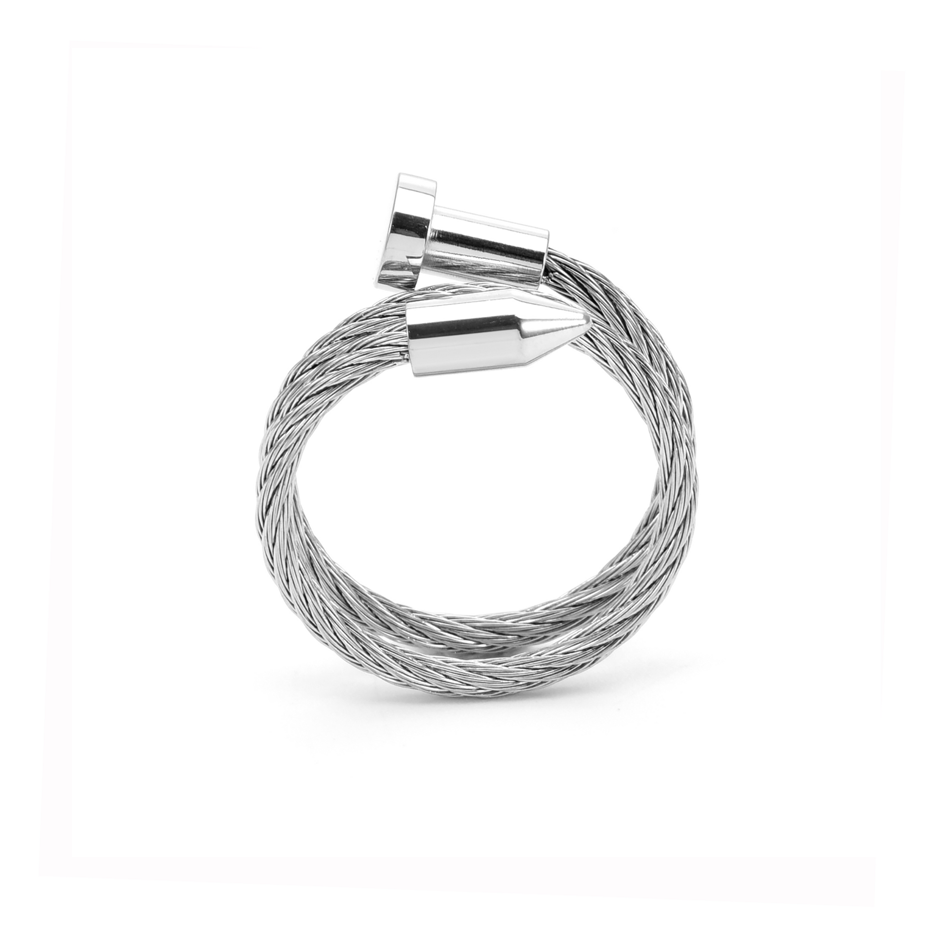 RG116W B.Tiff Pointe Cable Adjustable Ring - PBNJ FASHIONS