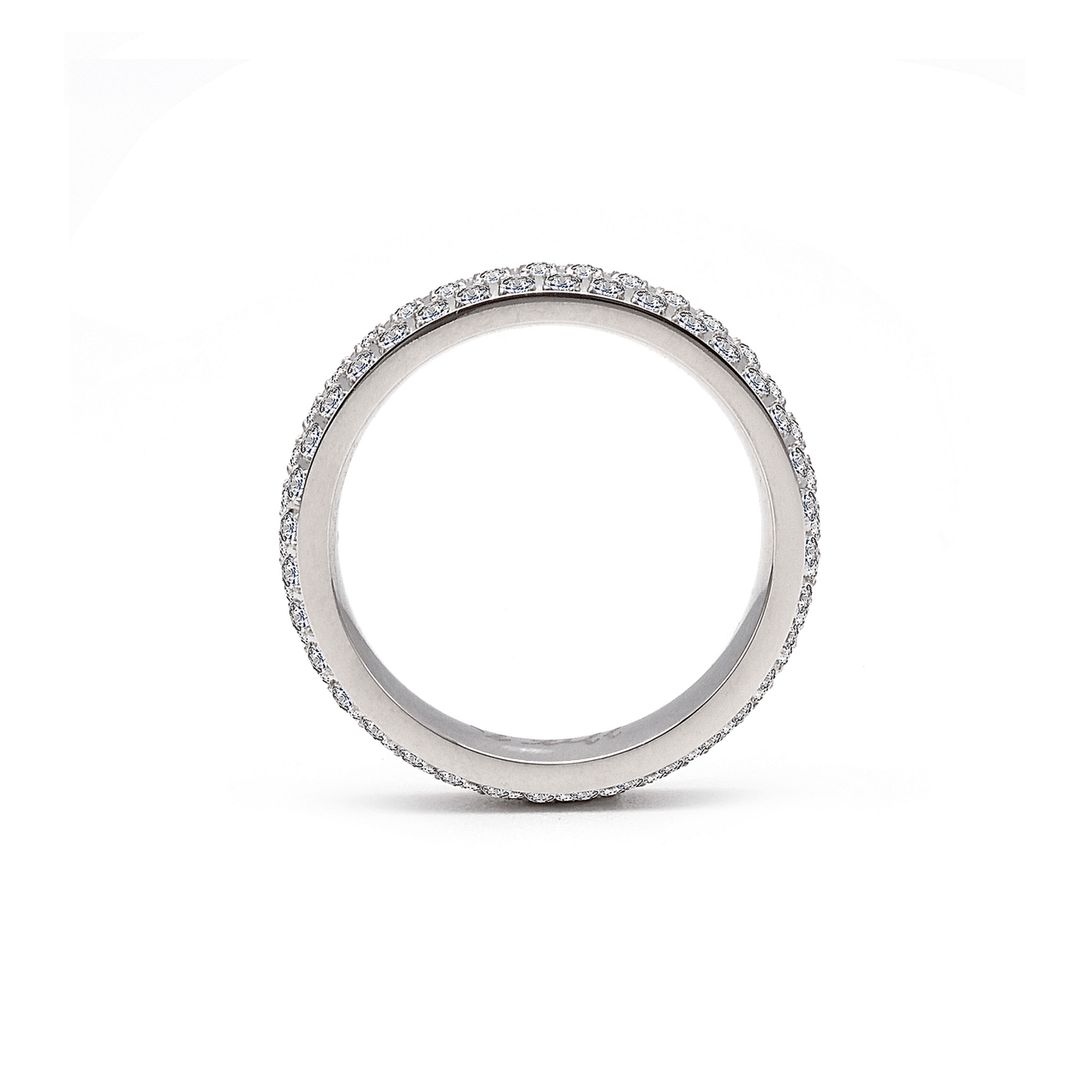 RG130W B.Tiff Three - Row Eternity Ring - PBNJ FASHIONS