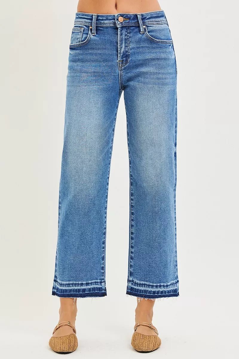 RISEN Full Size Slouchy Cropped Boyfriend Jeans Plus Size - PBNJ FASHIONS