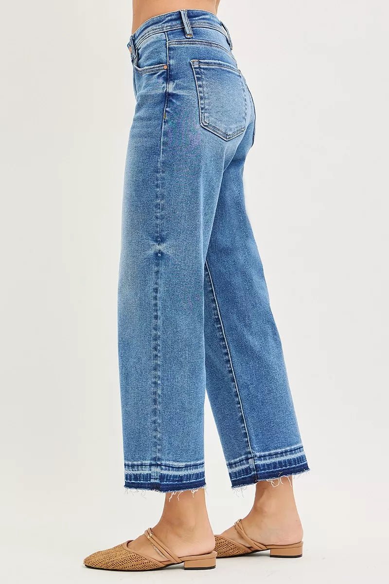 RISEN Full Size Slouchy Cropped Boyfriend Jeans Plus Size - PBNJ FASHIONS