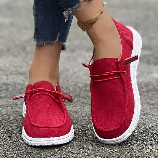Round Toe Flat Slip-Ons - PBNJ FASHIONS