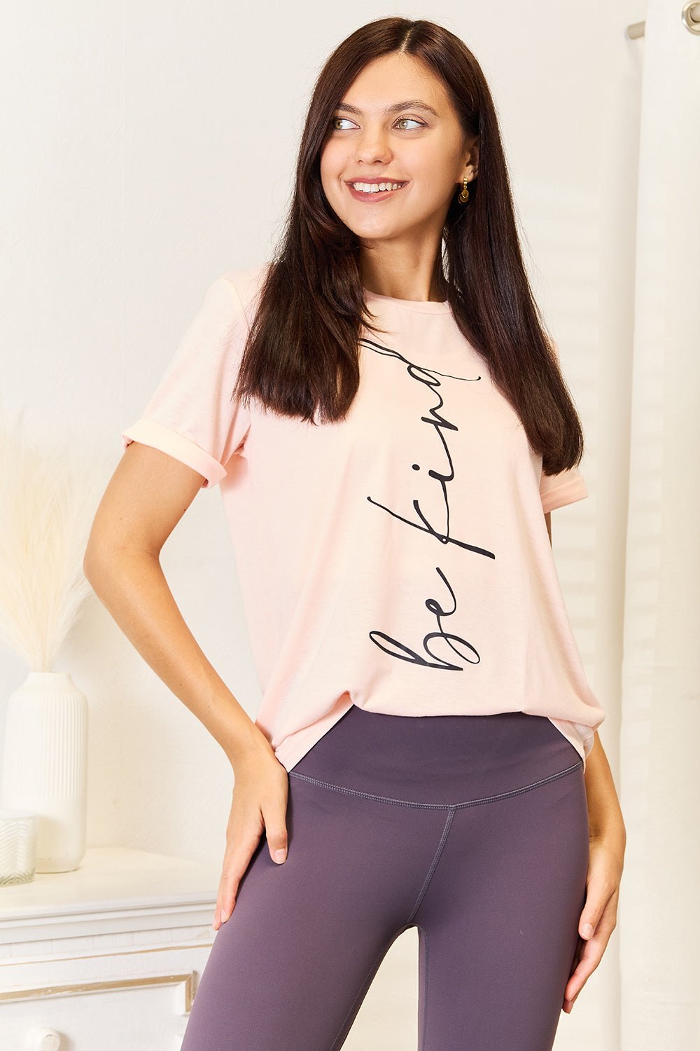 Simply Love BE KIND Graphic Round Neck T-Shirt - PBNJ FASHIONS