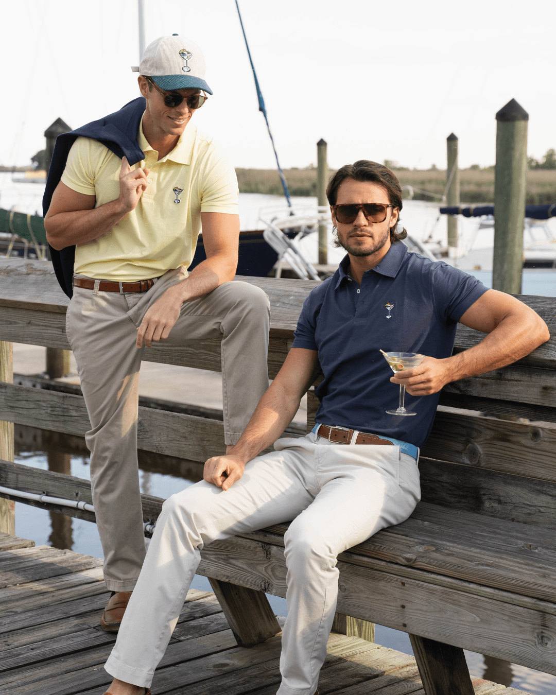 The Yacht Polo - Seaside Navy - PBNJ FASHIONS