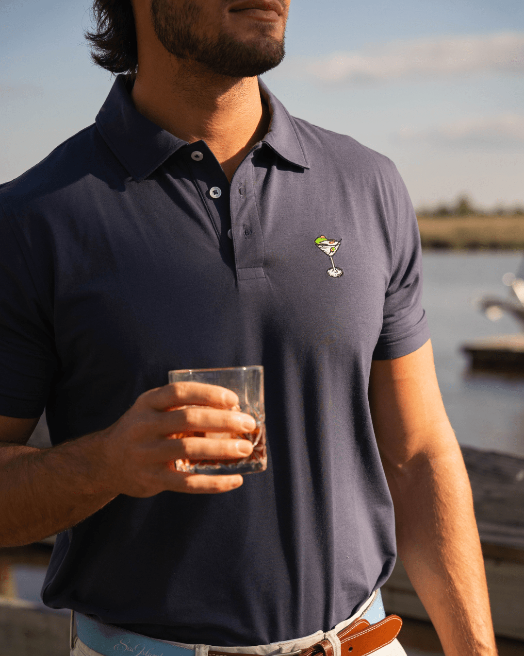 The Yacht Polo - Seaside Navy - PBNJ FASHIONS