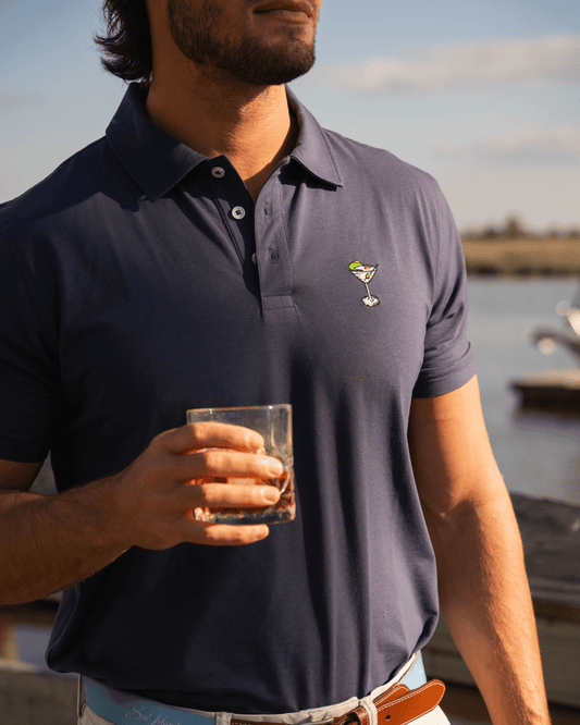 The Yacht Polo - Seaside Navy - PBNJ FASHIONS