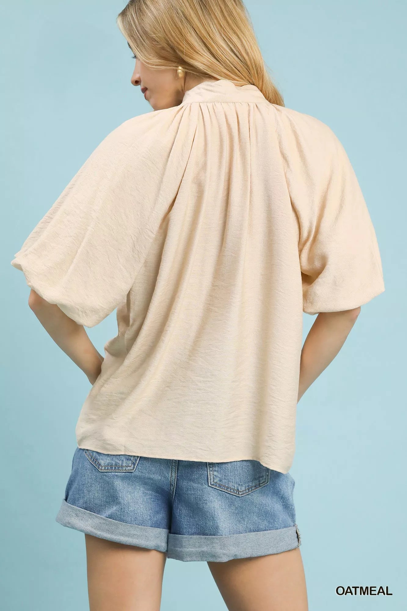 Umgee Embroidered Boho Puff Sleeve Blouse - PBNJ FASHIONS