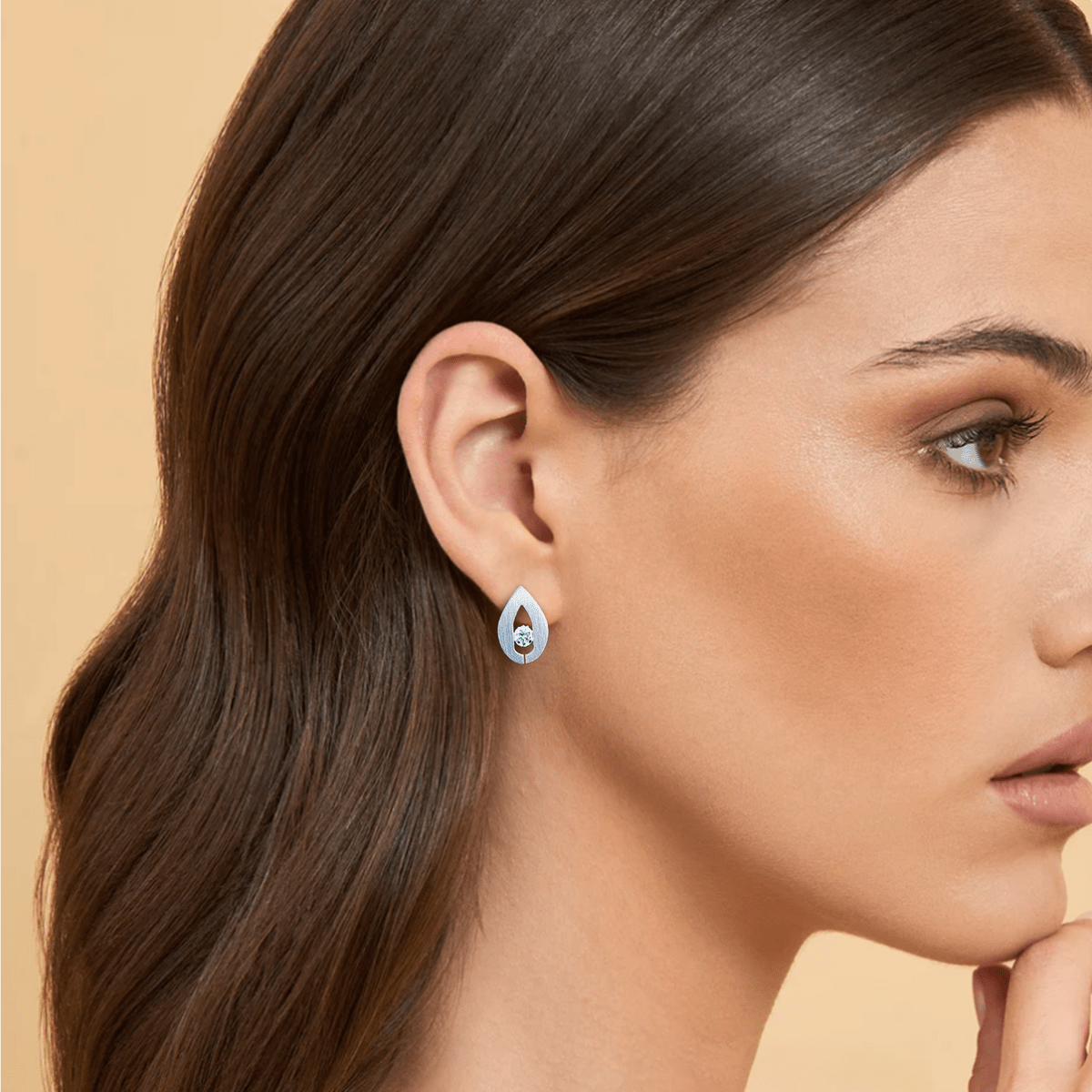 ER106G B.Tiff Gold Drop Earrings - PBNJ FASHIONS