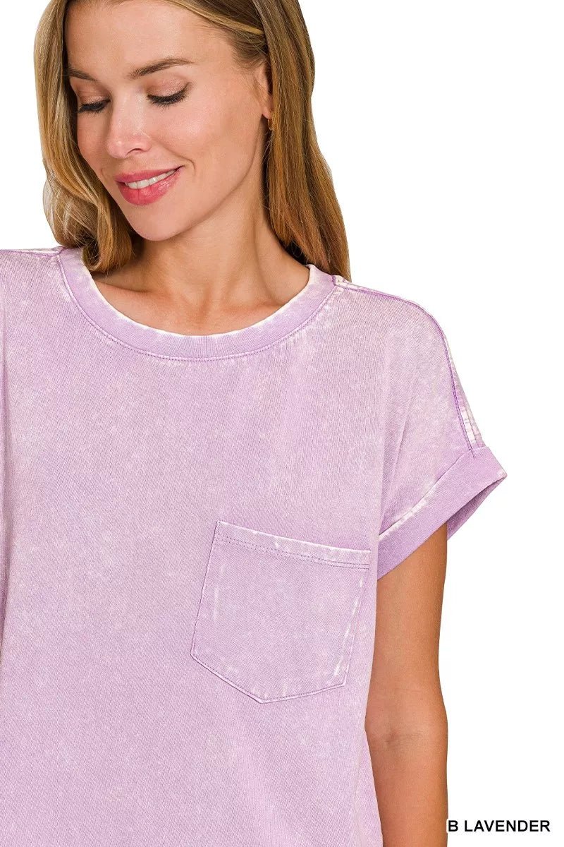 Zenana Premium Cotton Washed T-Shirt Dress - PBNJ FASHIONS